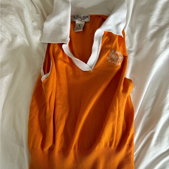 Ralph Lauren vintage orange polo tee - Picture 4 of 4